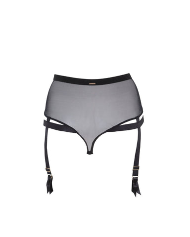 Karolina String mit Strumpfhalter