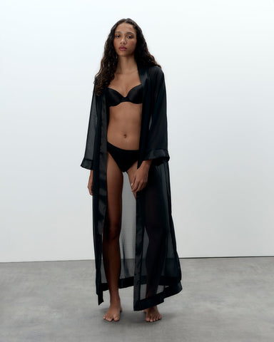 Marcella Langer Kimono Schwarz