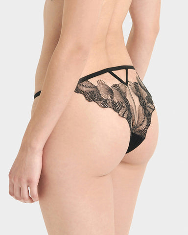 Adeline Slip Sheer/Schwarz