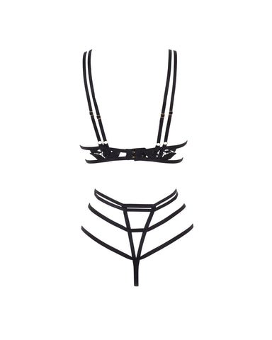 Ophelia Bügel-Body Schwarz