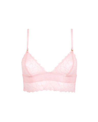 Tori Bralette Aus Spitze Rosa