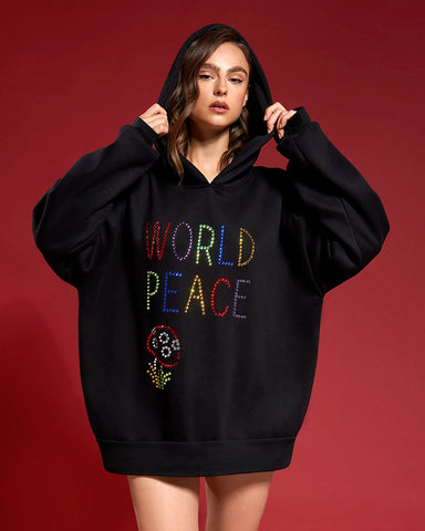 BB x Ashish World Peace-Kapuzenpullover