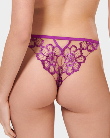 Catalina Slip Violett/Transparent