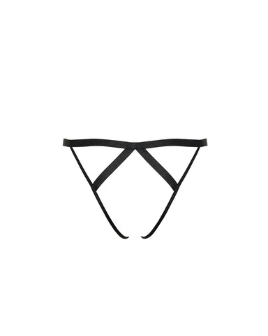 Allegra Ouvert-Slip Schwarz