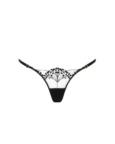 Marisa String Schwarz/Transparent