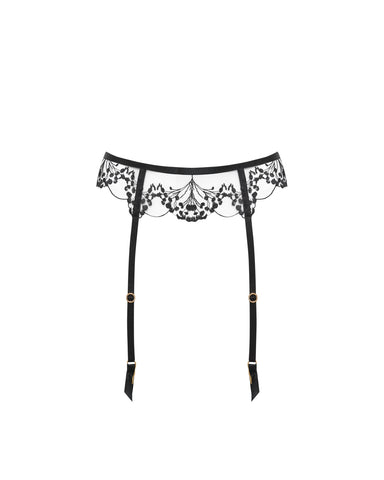 Marisa Harness mit Strumpfhalter Schwarz/Transparent