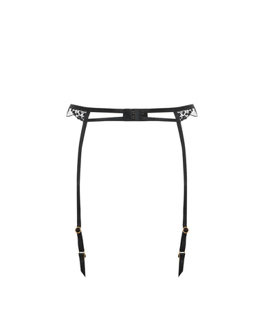 Marisa Harness mit Strumpfhalter Schwarz/Transparent