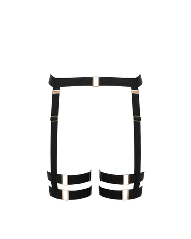 Trinity Oberschenkel-Harness Schwarz