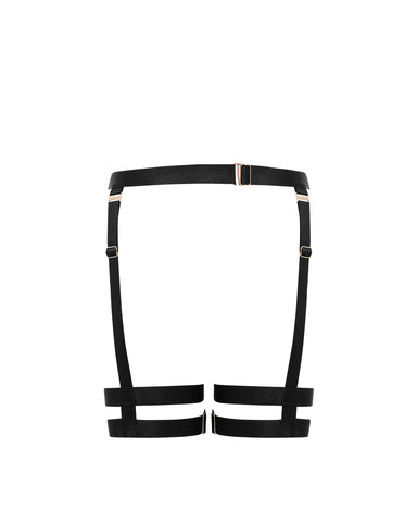 Trinity Oberschenkel-Harness Schwarz