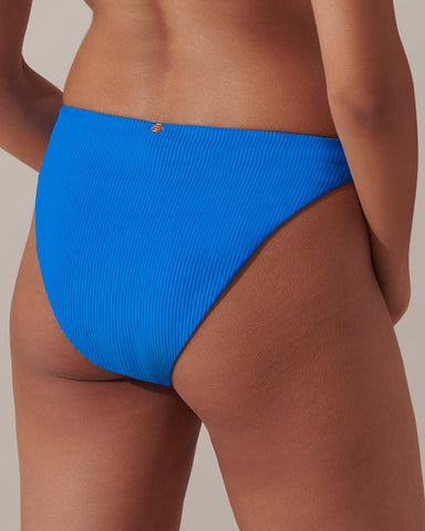 Lucerne High-Waist Bikinihose Blau