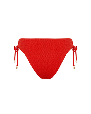 Shala High-Waist Bikinihose Rot