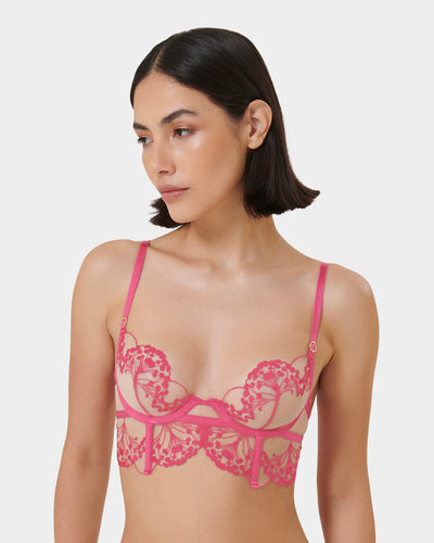 Marisa Bügel-BH Fuchsia Pink/Durchsichtig