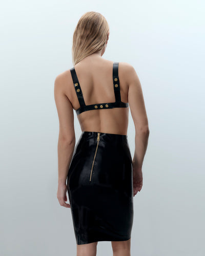 Latex-Rock Schwarz