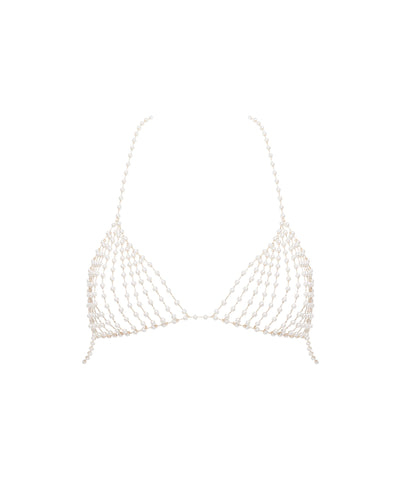 Perlen-BH in Perle/Gold