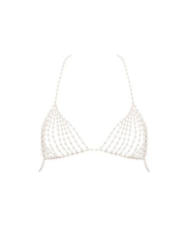 Perlen-BH in Perle/Gold