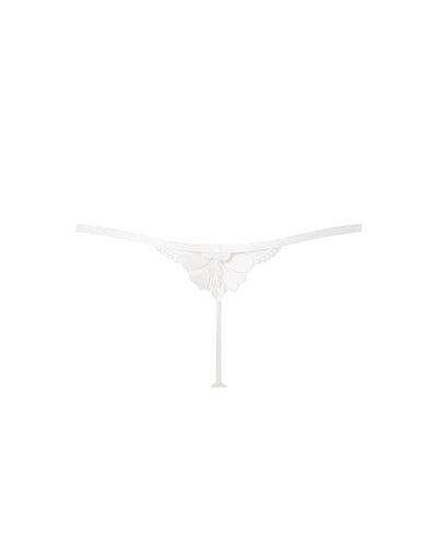 Leonora String in Weiß/Transparent