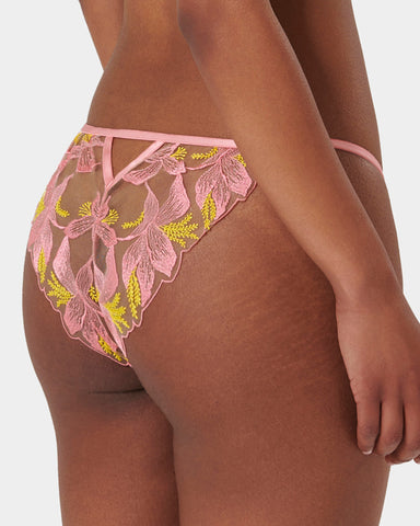Patrice Slip Rosa/Gelb/Transparent
