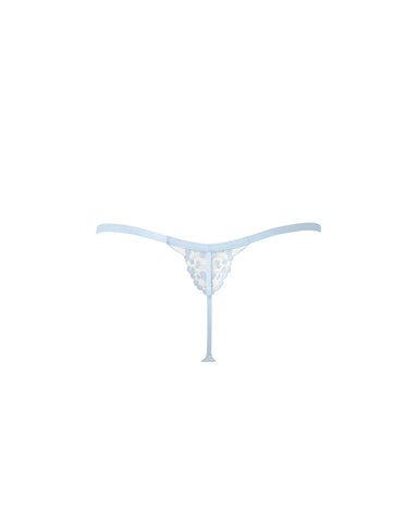 Marisa String Eiswasserblau/Transparent