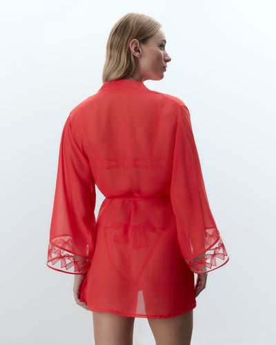 Annabel Kimono Rot