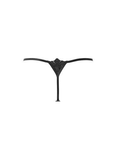 Alara Floral String Schwarz