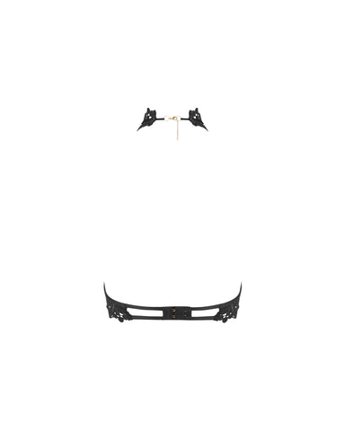Tanya Ouvert Longline-BH, Schwarz