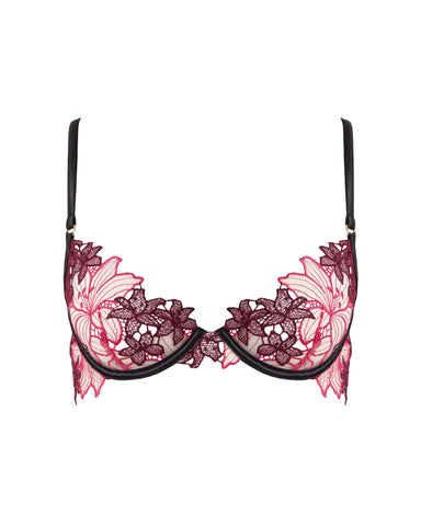 Calantha Floral BH Kirschlack/Virtual Pink