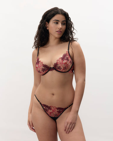Calantha Dessous-Set Kirschlack/Virtual Pink