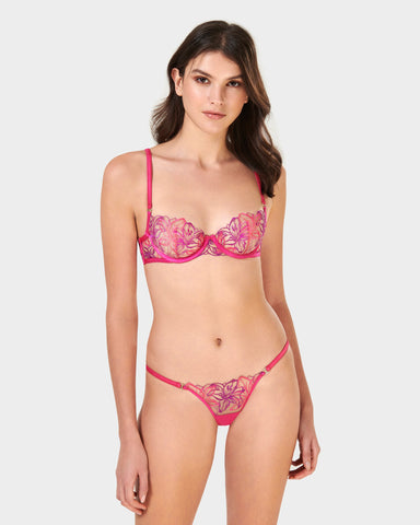 Lilly Fuchsia Rosa/Hellviolett/Transparent